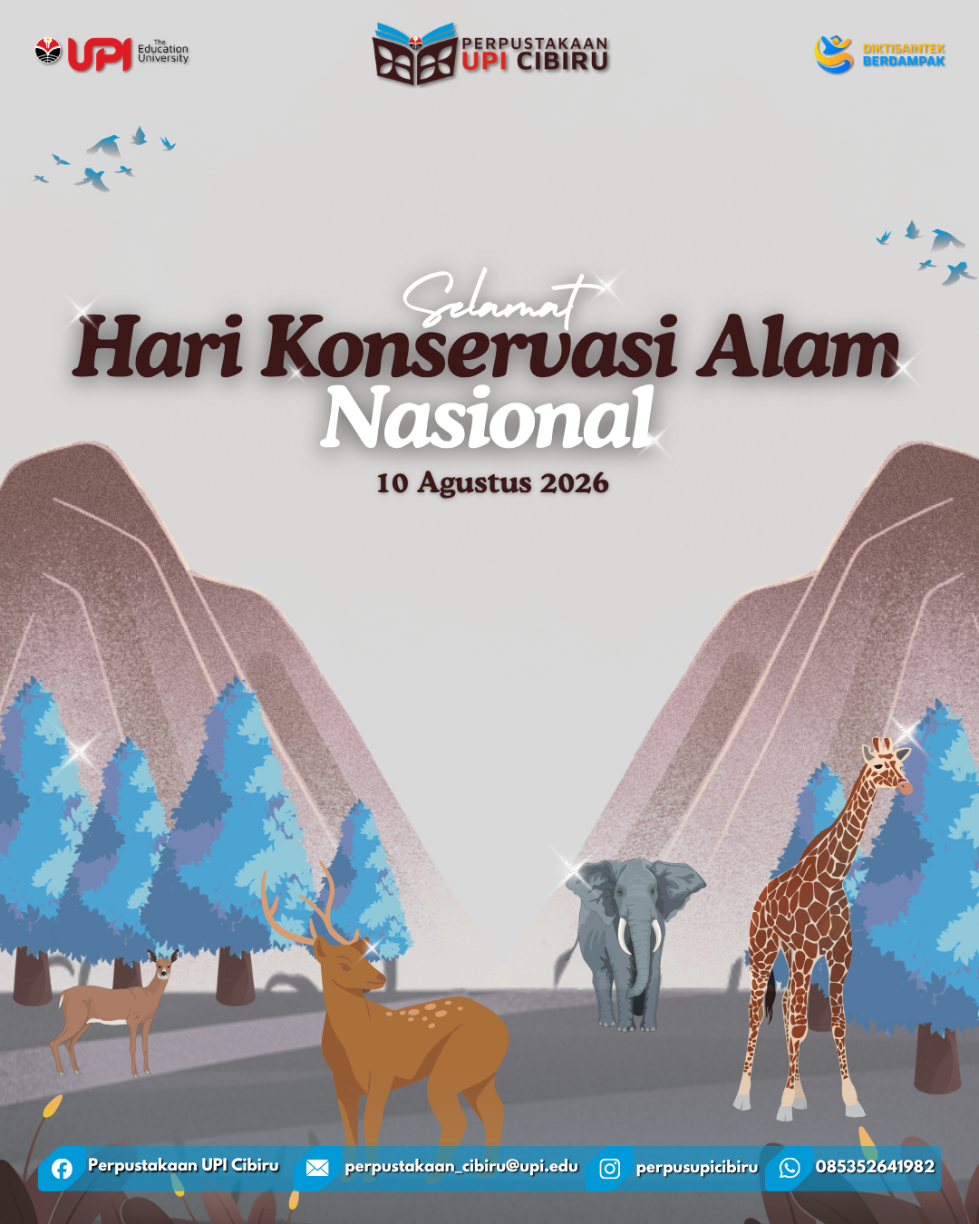 Selamat Memperingati Hari Konservasi Alam Nasional 2026